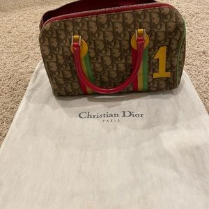 Christian Dior vintage Rasta bag number 1 trotter